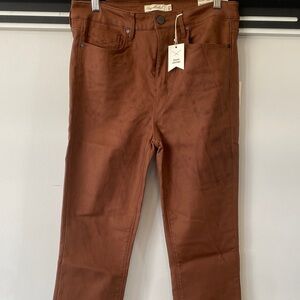 NWT Unpublished Olivia high rise skinny leather pants